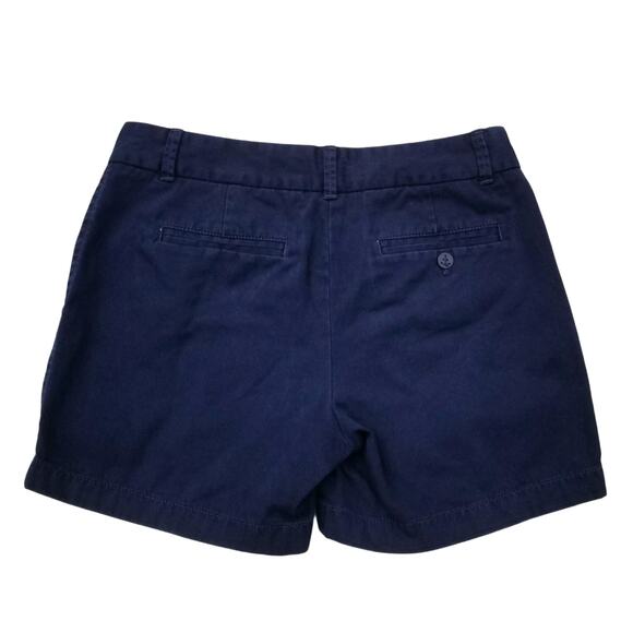 2 Pair Shorts J. CREW Size 2 Pink Multi Print Stretch Solid Navy Blue Khaki - Picture 5 of 13